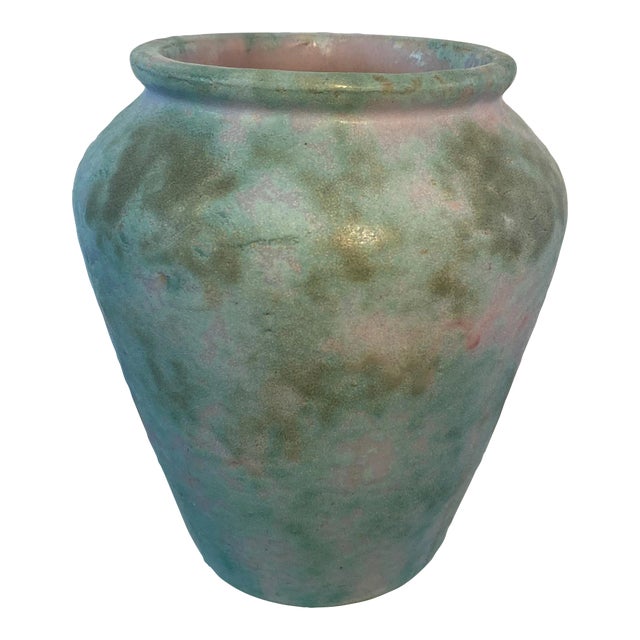 Vintage Post-Modern Burley Ceramic Vase For Sale