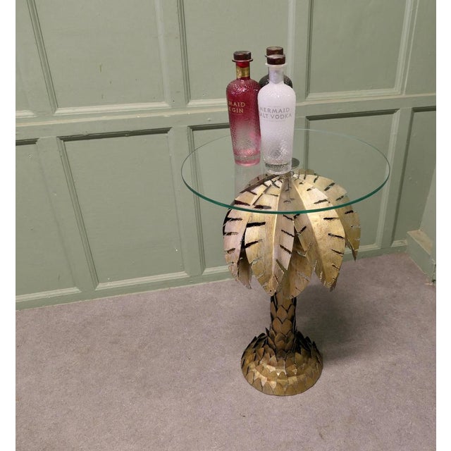 French Palm Tree Table, 1970 For Sale - Image 4 of 8