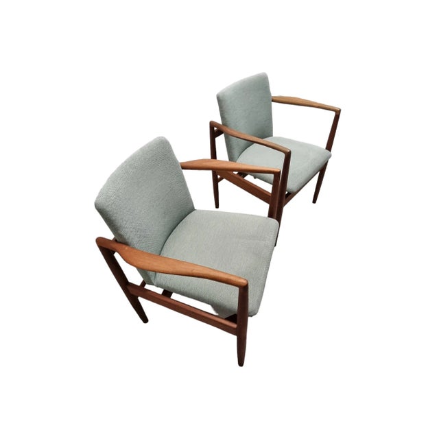 Set of Danish Teak Dining Chairs For Sale - Image 3 of 6