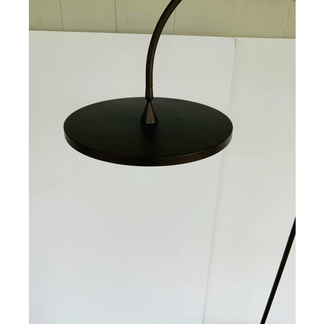 Arteriors Home Arteriors Modern White Marble and Bronze Finished Nuri Floor Lamp For Sale - Image 4 of 6