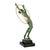 1930s Pierre Le Faguays, Illusion Sculpture of Nude Dancer, 1930, Metal and Marble For Sale - Image 5 of 10