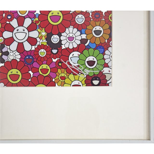 Offset lithograph in colors with cold stamp on wove paper. Hand signed lower right by Takashi Murakami. Hand numbered...
