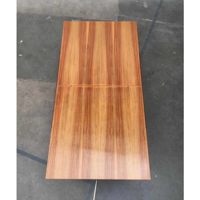 1960s Mid-Century Minimalist Model T-Angle Expandable Flip-Top Couch Side Table by Florence Knoll for Knoll International, 1950s For Sale - Image 5 of 18