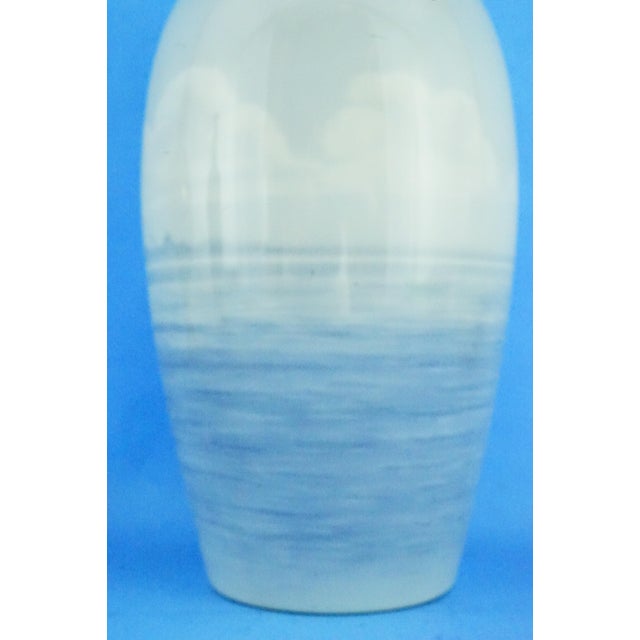 20th Century Danish Porcelain Model 8552-243 Vase with Sailing Ship by Bing & Grøndahl, Denmark, 1920s For Sale - Image 16 of 18