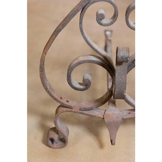 19th Century Pair Of 19th Century French Andirons Circa 1860 For Sale - Image 5 of 6