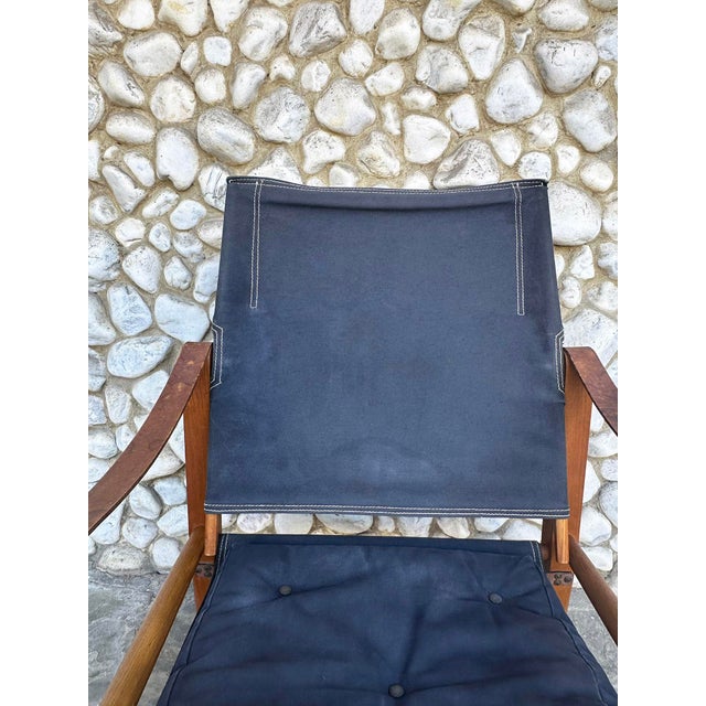 KK47000 Safari Chair by Kaare Klint for Rud. Rasmussen, Denmark, 1960s For Sale - Image 13 of 17