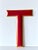 Industrial Enamel Letter T, 1960 For Sale - Image 9 of 10