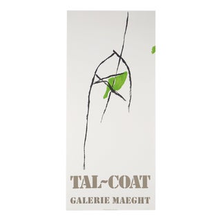 Pierre Tal-Coat, Abstraction in Black and Green, Lithograph For Sale