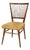 Set of four Italian cerused-oak chairs with rushed seats.