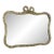 Antique Gilt Wall Mirror, Rococo Bow Crest, Ornate Gold Frame For Sale