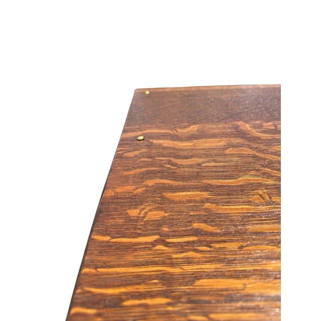 Antique Quarter-Sawn Vertical File Cabinet Ohmer & Sons 60 Slots For Sale In New York - Image 6 of 12