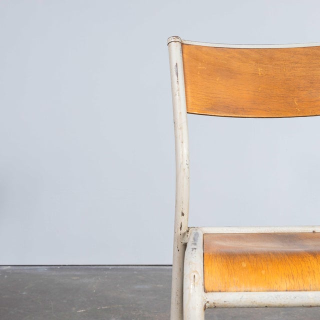 1960’s French Mullca Stacking – Dining Chairs – Grey Model 510. - Set Of Six. One of our most favourite chairs, in 1947...