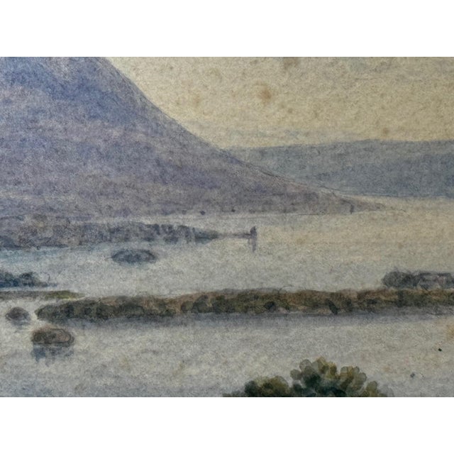 William Taylor Longmire Windermere Antique Watercolor View Towards the Langdale Pikes Dated 1903 For Sale - Image 10 of 18