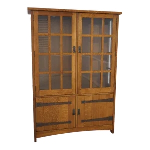 Stickley L J&g Stickley Design Mission Oak China Cabinet