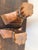 Wood Decorative Wall Mount Brackets - A Pair For Sale - Image 7 of 9