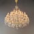 1920s Antique Art Nouveau Maria Theresa Crystal Chandelier Drop Chandelier Brass Glass For Sale - Image 5 of 11