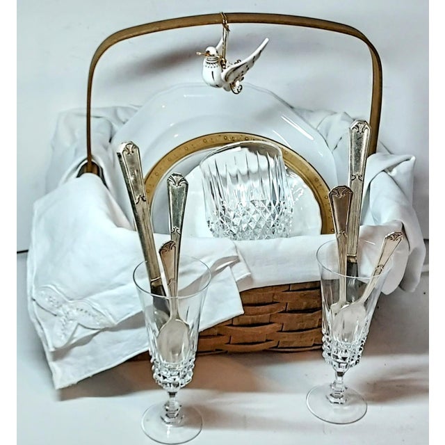 Silent Night Christmas Picnic Basket Set Of Chairish