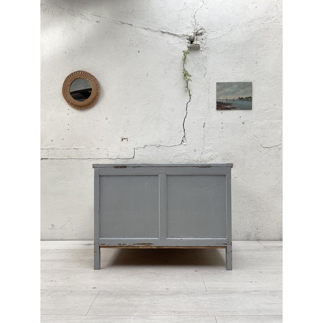 Vintage Painted Wooden Chest For Sale - Image 15 of 18