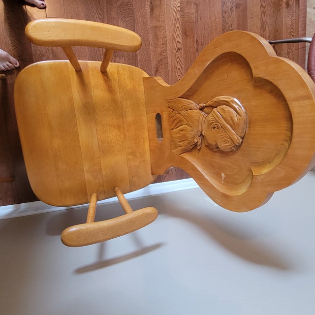 1940s 1940s Bombenstabil Carved Chairs - Set of 2 For Sale - Image 5 of 11