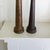 Set of Large Antique Brass Fireman Fire Hose Nozzle Candle Holders For Sale - Image 9 of 16