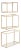 Daphne Mirrored Wall Shelves, Set Of 3 For Sale