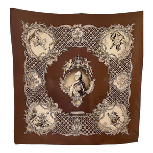 Hermès Louis Xv 1972 Ledoux Philippe Foulard Soie