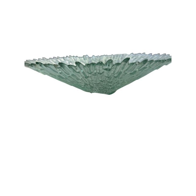 Tapio Wirkkala Scandinavian Iced Glass Centerpiece by Tapio Wirkkala, 1970s For Sale - Image 4 of 5