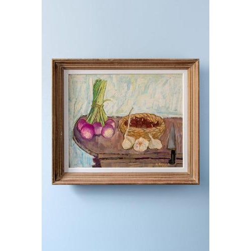 Frederick Arthur Jessup, Still Life with Chestnuts, Oil Painting on Canvas, 1963, Framed For Sale - Image 9 of 9