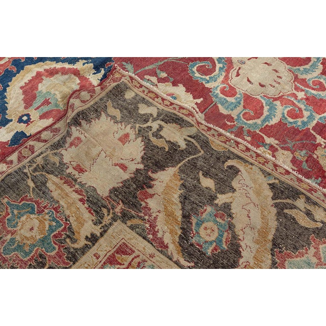 Indian Agra Rug For Sale - Image 4 of 9