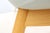 Danish Iskos-Berlin for Muuto Blue Leather Fiber Side Chairs Wood Base, Set of 6 For Sale - Image 16 of 18