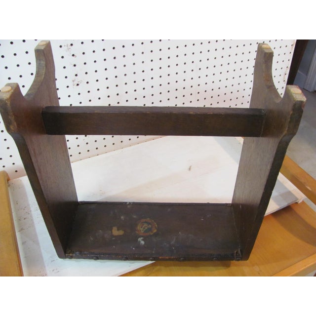 Oak Stool by Lakeside Craft Shops Arts & Crafts Stickley Era 1910 Rare For Sale - Image 11 of 14