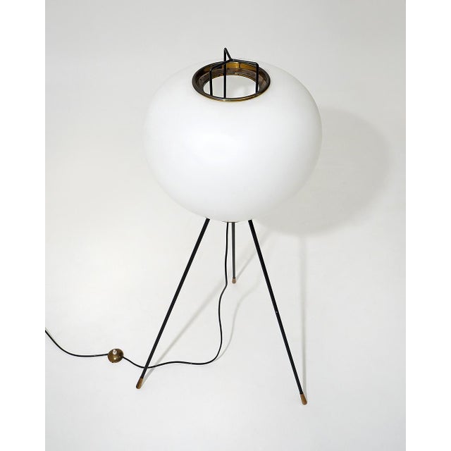 1950s GlassTripod Floor Lamp from Stilnovo, 1950s For Sale - Image 5 of 16