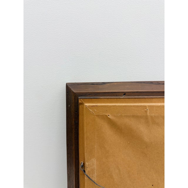 Mid-Century American Oil Painting of Red Barn & Silo, Signed W. Grimshaw For Sale - Image 12 of 14