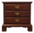American Drew Cherry Contemporary Traditional Style 26" Three Drawer Nightstand 761-413 For Sale
