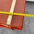 1970s Mid Century Modern Chest Entryway Cabinet Mirrored Glass Orange Velvet Italy For Sale - Image 9 of 11