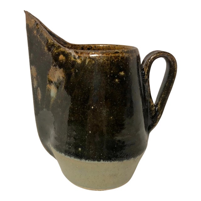 Studio Art Pottery Pitcher by Californian Artist Colter Masao Lucas For Sale