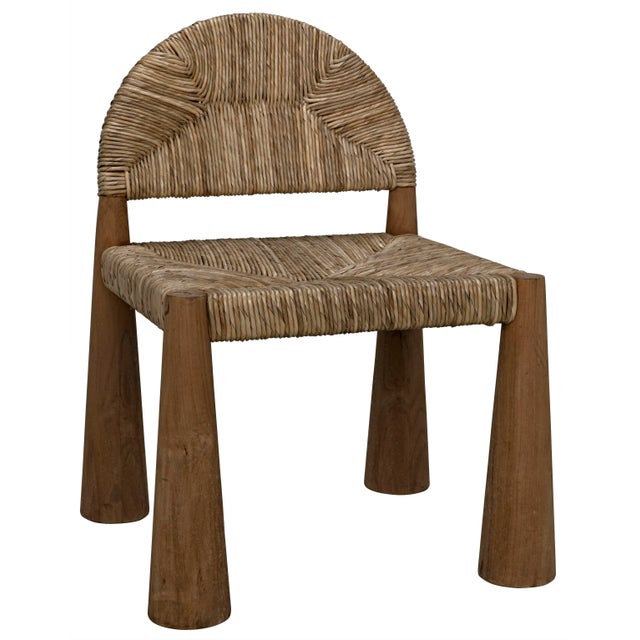 NOIR Laredo Seagrass Chair, Teak For Sale - Image 10 of 10