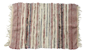 Vintage American Handmade Rag Rug