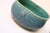 Set of Three Vintage Matte Teal Glaze Studio Ceramic Bowls by Deanna Nichols For Sale - Image 14 of 18