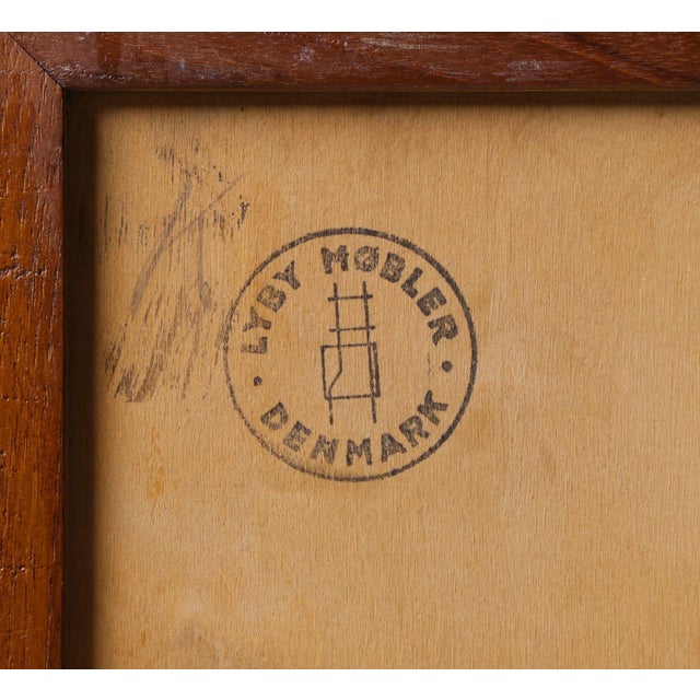 Mid 20th Century Danish Modern Teak Free-Standing Wall Unit With Bar by Lyby Møbelfabrik For Sale - Image 11 of 18