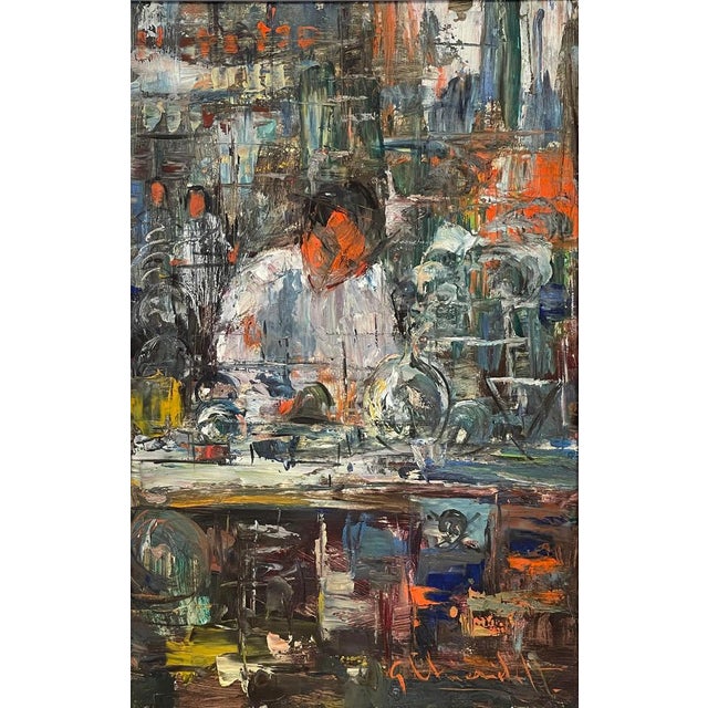 Modern painting, “Student”, oil on panel Oil painting on wood, very material, depicts a scholar. Excellent condition as...