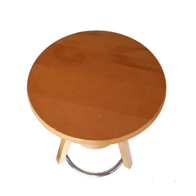 Adjustable Wooden Piano Stool For Sale - Image 4 of 7