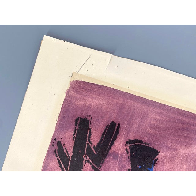 Ulrich Knispel, Am Steg, 1952, Monotype and Gouache on Paper For Sale - Image 9 of 13