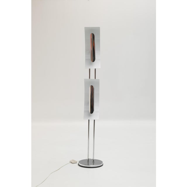 Silver Floor Lamp by Goffredo Reggiani for Reggiani, 1960s For Sale - Image 8 of 13