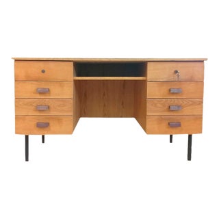 Writing Desk with Drawers, 1980s For Sale