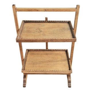 Late 19th Century Folding Dumbwaiter in Oak For Sale