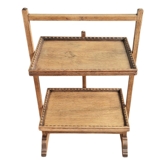 Late 19th Century Folding Dumbwaiter in Oak For Sale