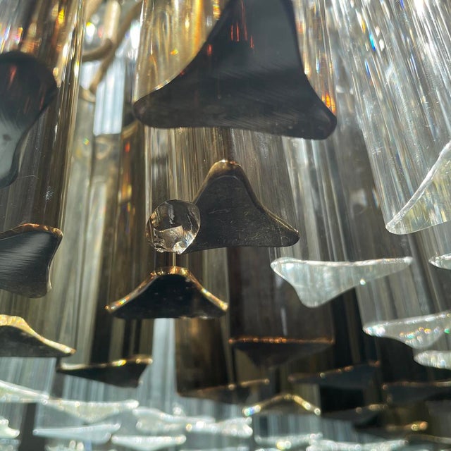 Mid-Century Modern Italian Murano Glass Pendant Light by Paolo Venini, 1950s For Sale - Image 14 of 18