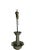 Pair Vintage Mid-Century Modern Pewter Candlestick Lamps With Chinoiserie Bases For Sale - Image 17 of 18
