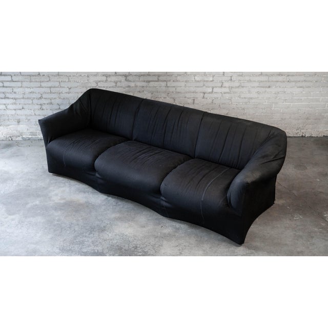 1970s Mario Bellini 'Tentazione' Three-Seater Sofa for Cassina For Sale - Image 9 of 12